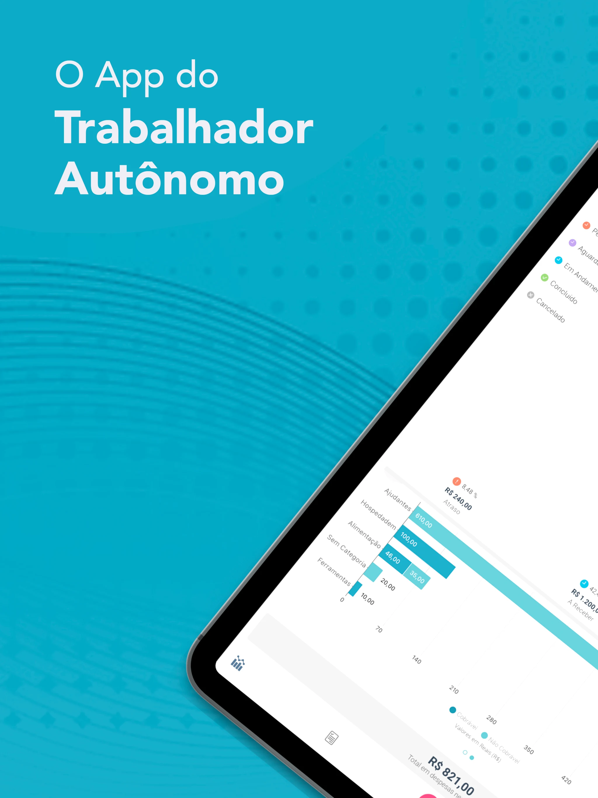 Orçamento de Serviços e Vendas screenshot