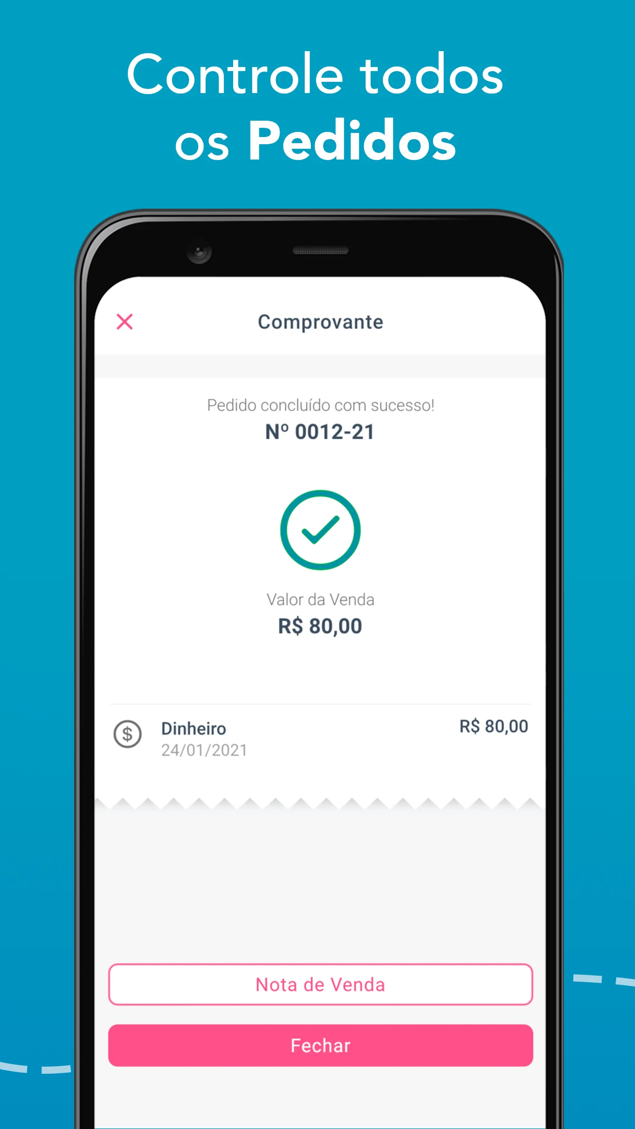 Orçamento de Serviços e Vendas screenshot